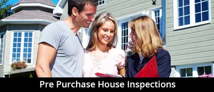Pre purchase home inspections